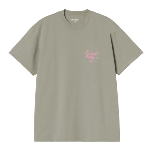 Carhartt WIP S/S Waves - Shady Green — t-shirt
