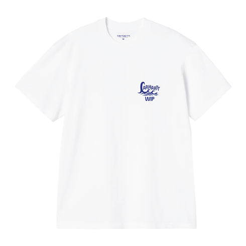 Carhartt WIP S/S Waves - White — t-shirt