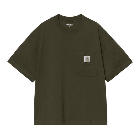 Carhartt WIP S/S Work Pocket - Olive — t-shirt