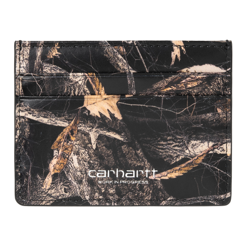 Carhartt WIP Vegas Cardholder - Camo Feather Tree / Black - I033109_3Y6_XX
