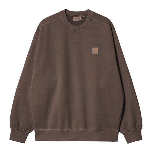 Carhartt WIP Vista Sweat - Tobacco Garment Dyed - Streetart.fr