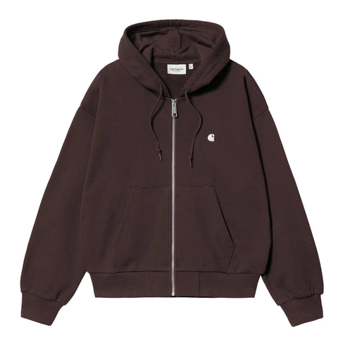 Carhartt WIP W' Hooded Casey Jacket - Palisander / Silver - Streetart.fr
