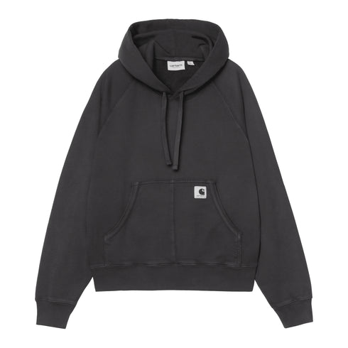Carhartt WIP W' Hooded Hudson - Chalk Wash — sweatshirt