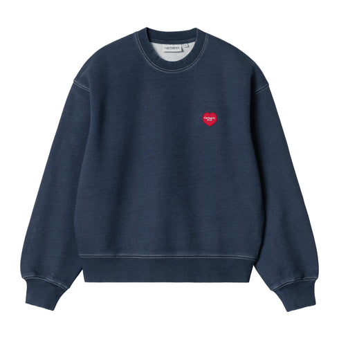 Carhartt WIP W' Ingo - Dark Blue Garment Dyed — sweatshirt