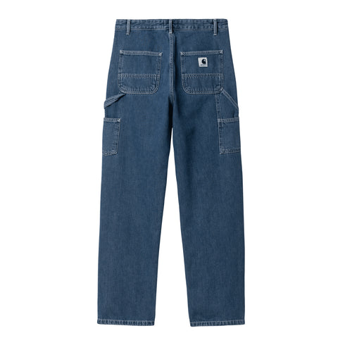 Carhartt WIP W' Pierce Pant Straight Blue Stone Washed — pantalon