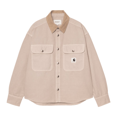 Carhartt WIP W' Prescott Shirt Jacket - String / Leather Garment — veste