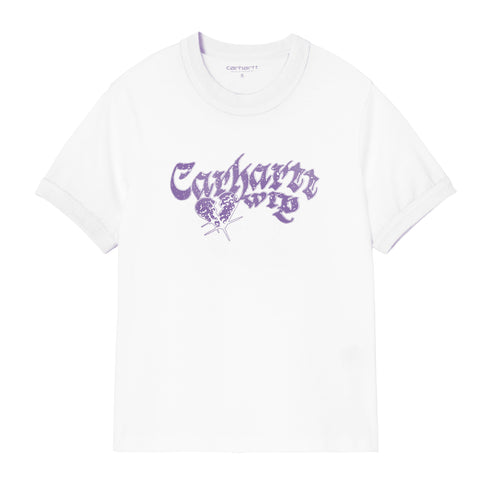 Carhartt WIP W' S/S Disenchant Ringer - White — t-shirt