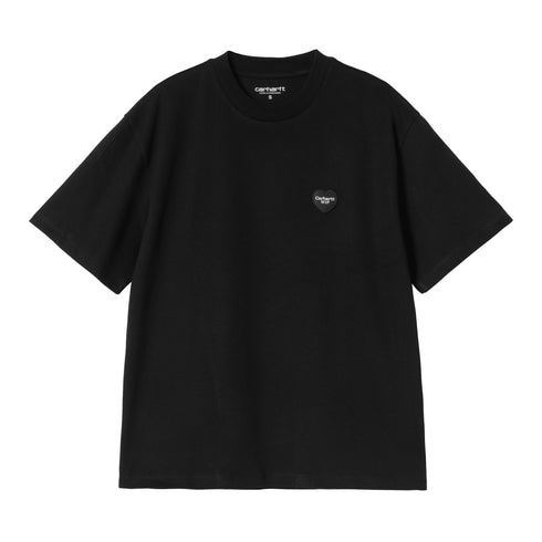 Carhartt WIP W' S/S Heart Patch - Black / Black — t-shirt