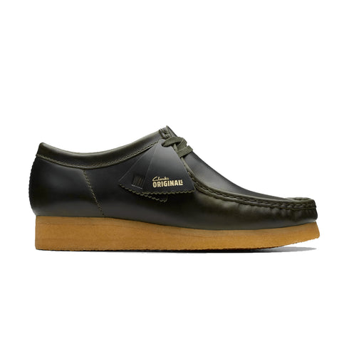 Clarks Original Wallabee - Forest Green Leather — chaussures