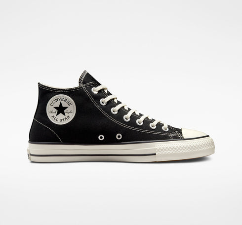Converse Cons Ctas Pro - Mid Black / Black / Egret — chaussures