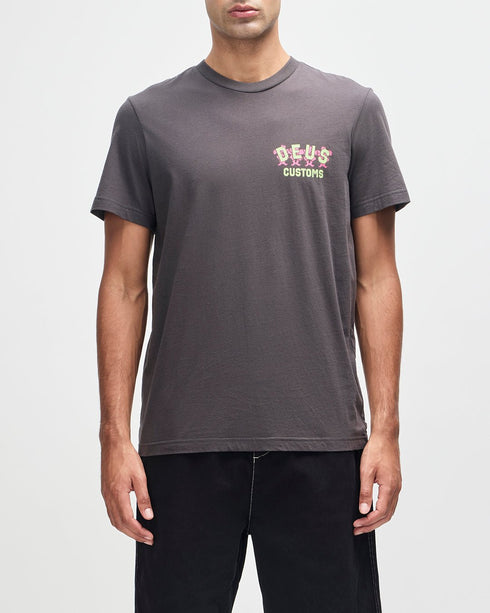 Deus Fancy Pansy - Anthracite — t-shirt