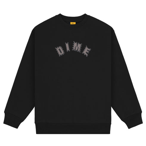 Dime Chopper Crewneck - Black — sweatshirt