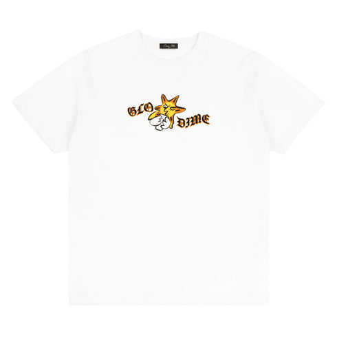 Dime Glo Dime Sun - White — t-shirt