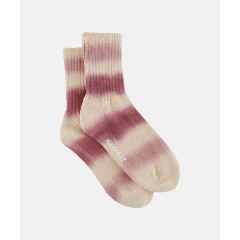 Gramicci Hemp Blend Dye Socks - Mulberry - Streetart.fr