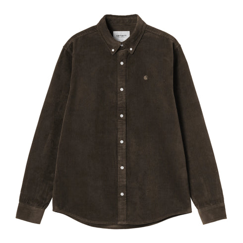 Carhartt WIP L/S Madison Cord Shirt - Tobacco Niviere - I029958_47_XX