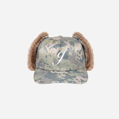 Jacker Flap Ear 5 Panel Snapback Cap - Desert Camo - Streetart.fr