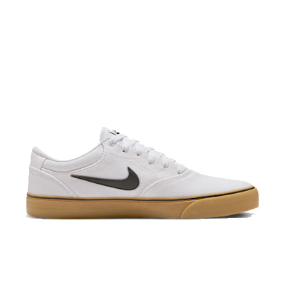 Nike SB Chron 2 Cnvs Summit White / Black / White Gum Light Brown — chaussures