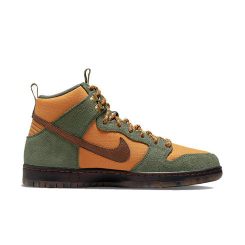 Nike SB Dunk High Pro Qs Passport - Carbon Green / Cider Gold — chaussures