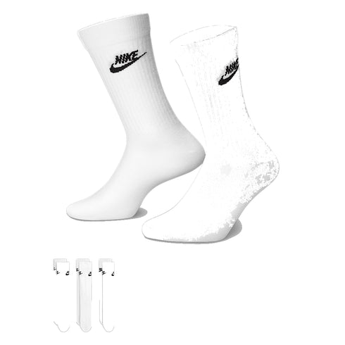 Nike SB Nsw Everyday Essential Crew - Socks White / Black — chaussettes