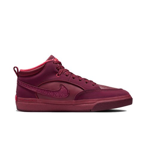 Nike SB React Leo Dark Beetroot / Dark Beetroot-Team Red — chaussures