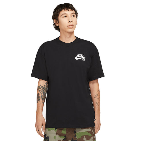 Nike SB Tee Logo Lbr - Black / White — t-shirt