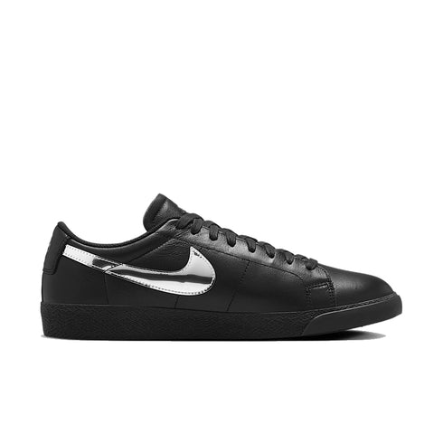 Nike SB Zoom Blazer Low Pro Qs Dancer Black / Metallic Silver-Black — chaussures