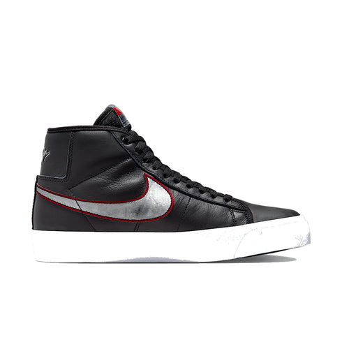 Nike SB Zoom Blazer Mid Pro - Gt Black / Metallic Silver — chaussures