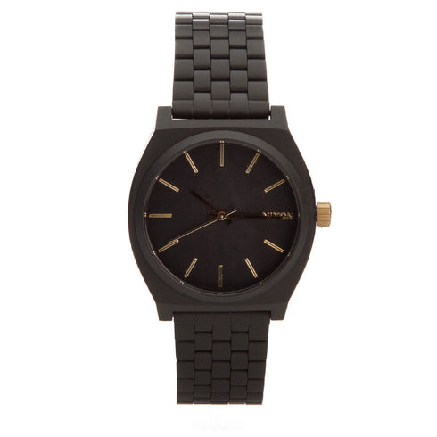 Nixon Time Teller - Matte Black / Gold — montre