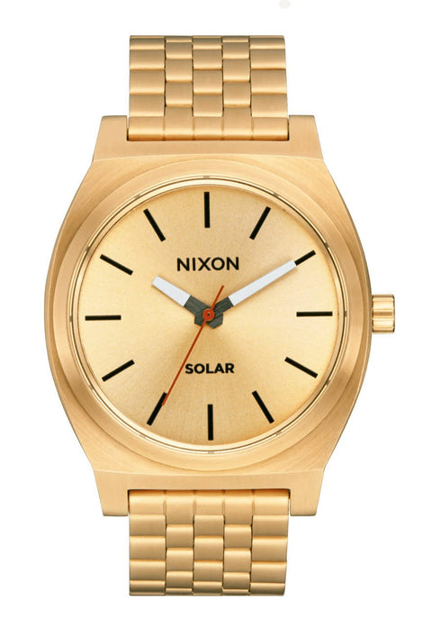 Nixon Time Teller Solar - All Gold / Black - Streetart.fr