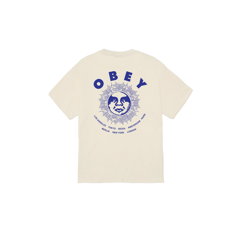 Obey Ancient Sun T-Shirt - Cream - Streetart.fr