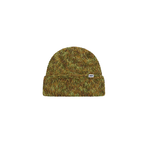 Obey Rocksteady Crotche Beanie - Golden Brown Multi - Streetart.fr