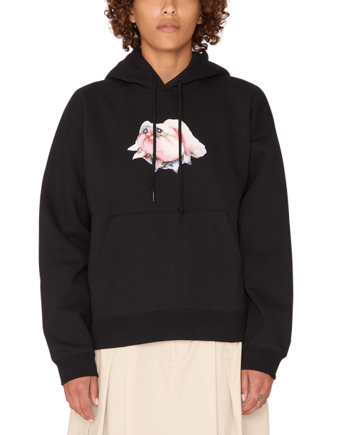 Obey Womens Bull Dog Hood - Black — sweat à capuche