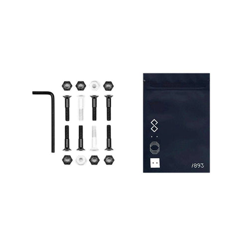 Octagon Hardware Kit 1" - Black — visserie
