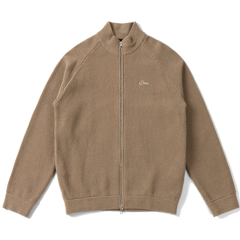 Dime Knitted Pique Sweater - Camel