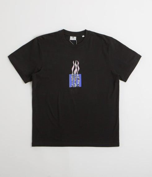 Poetic Collective Flames - Black — t-shirt