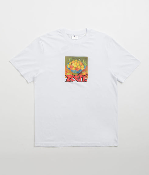 Poetic Collective Graff Fruit - White — t-shirt