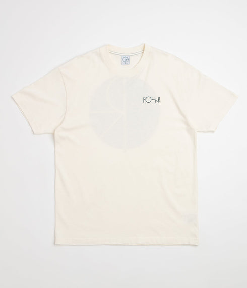 Polar Contrast Fill Logo - Ivory / Black — t-shirt Polar Skate Co.