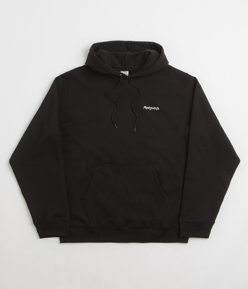 Polar Dave Hoodie Surf Logo - Black — sweat à capuche Polar Skate Co.