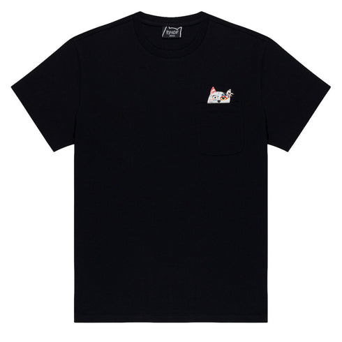 Ripndip Lord Nermal Pocket - Black — t-shirt