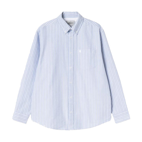 Carhartt WIP L/S kanan Shirt - kanan Stripe / Bleach — chemise