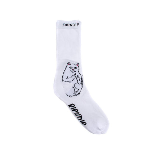 Ripndip Lord Nermal Socks - White — chaussettes