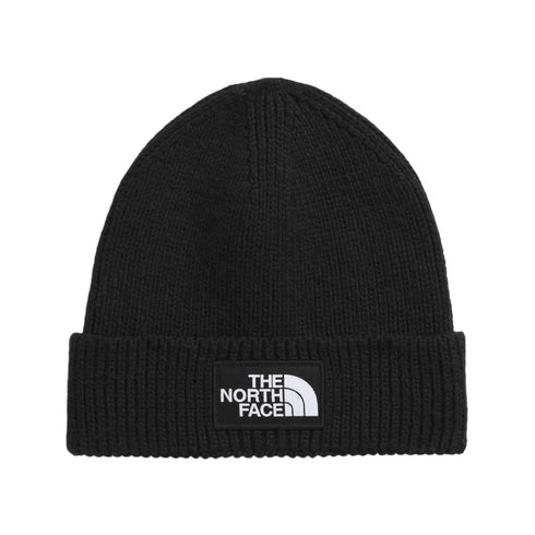 The North Face Tnf Logo Box Cuffed Beanie - Tnf Black - NF0A8CHEJK31
