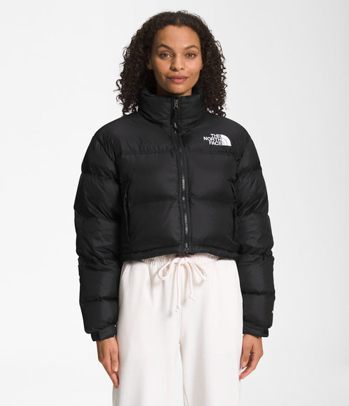 The North Face W' Nuptse Short Jacket - Tnf Black / Tnf Black — veste